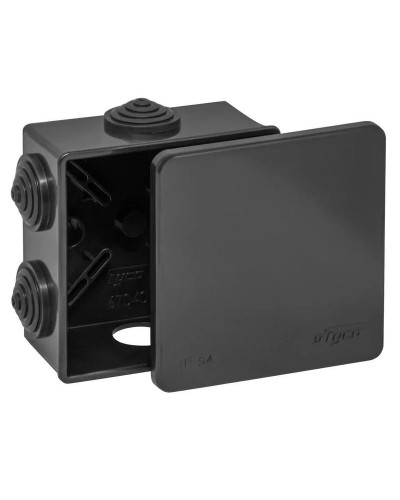 Коробка TYCO ОП 85х85х40мм УХЛ1 IP54 черный (67040Ч). Коробка распределительная. RuVinil в Петрозаводске