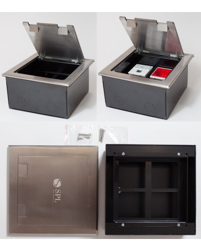 Люк на 4 поста (45х45), из нержавеющей стали, с коробкой, IP40 (300014). Люк. SPL в Петрозаводске