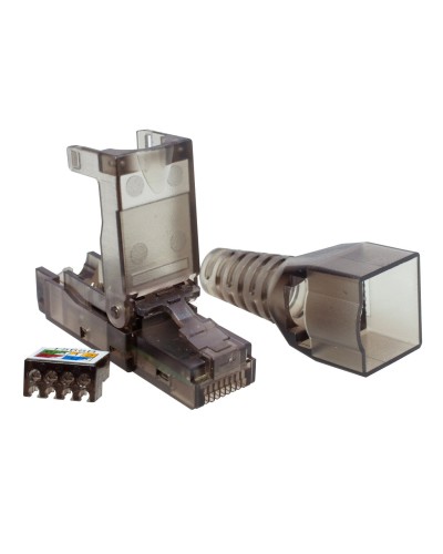 Коннектор 8P8C UTP 6A (RJ-45) безынструментальный (10-0239). Разъем RJ-45. SUPRLAN в Петрозаводске