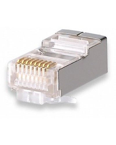 Коннекторы 8P8C FTP Cat.5e 3U (RJ-45) (100шт) (10-0201). Разъем RJ-45. SUPRLAN в Петрозаводске
