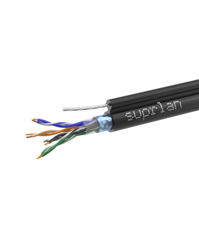 FTP Cat.5e 4x2xAWG24 Cu PE Outdoor T-FG8 (трос) Median (01-1035-1). Кабель «витая пара» (LAN) для структурированных систем связи. SUPRLAN в Петрозаводске