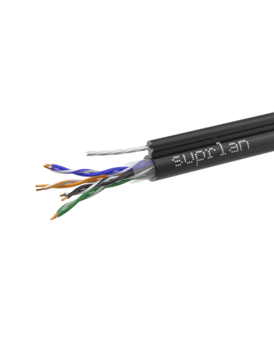 UTP Cat.5e 4x2xAWG24 Cu PE Outdoor T-FG8 (трос) Standard (01-0322-1). Кабель «витая пара» (LAN) для структурированных систем связи. SUPRLAN в Петрозаводске