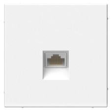 ArtGallery розетка RJ45, кат. 6Е, скрытой установки, механизм, белый (GAL000186). Розетка компьютерная. Systeme Electric