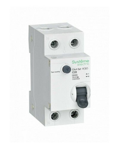 City9 Set 1P+N С 20А 4.5kA 30мА A 230В (C9D55620). Автоматический выключатель дифференциального тока. Systeme Electric в Петрозаводске
