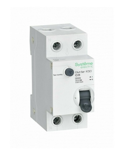 City9 Set 1P+N С 25А 4.5kA 30мА A 230В (C9D55625). Автоматический выключатель дифференциального тока. Systeme Electric в Петрозаводске