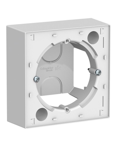 AtlasDesign коробка для наружного монтажа, белая (ATN000100). Коробка для наружного монтажа. Systeme Electric в Петрозаводске
