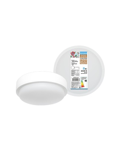 ДПП 3901 8Вт 6500К IP65 белый круг (SQ0366-0148). Светодиодный светильник LED. TDM ЕLECTRIC в Петрозаводске