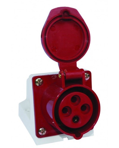 Розетка 114 стационарная 3Р+РЕ 16А 380В IP44 (SQ0602-0002). Розетка. TDM ЕLECTRIC в Петрозаводске