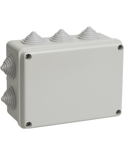 Коробка ОП 190х140х70мм, крышка, IP44, 10 гермовводов (SQ1401-1243). Распаячная коробка. TDM ЕLECTRIC в Петрозаводске