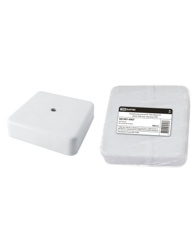 Коробка КР 100х100х29 ОП белая, IP40 (SQ1401-0907). Распаячная коробка. TDM ЕLECTRIC в Петрозаводске