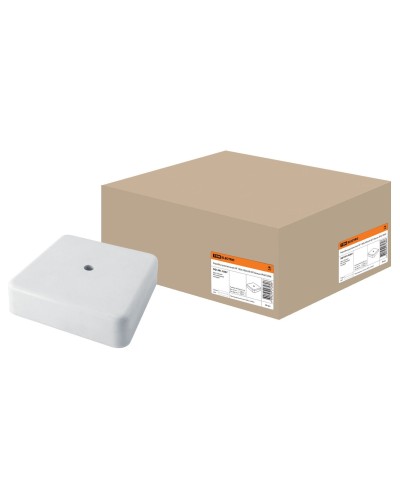 Коробка КР 100х100х29 ОП белая, IP40 (SQ1401-0207). Распаячная коробка. TDM ЕLECTRIC в Петрозаводске
