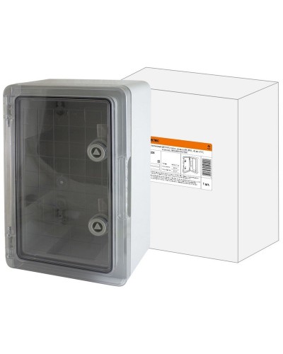 ЩМП-0-3, прозрачная крышка ABS, IP65, 400x300x170. Бокс пластиковый антивандальный. TDM ЕLECTRIC в Петрозаводске