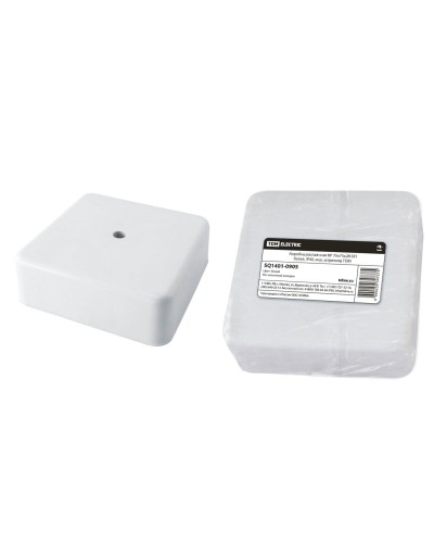 Коробка КР 75х75х28 ОП белая, IP40 (SQ1401-0905). Распаячная коробка. TDM ЕLECTRIC в Петрозаводске