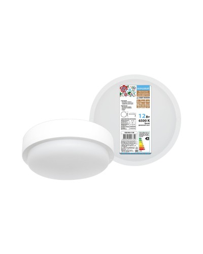 ДПП 3901 12Вт 6500К IP65 белый круг (SQ0366-0140). Светодиодный светильник LED. TDM ЕLECTRIC в Петрозаводске