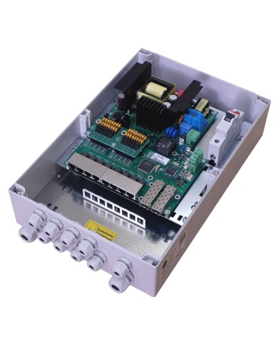 TFortis PSW-2G8F+. Коммутатор для подключения 8 камер. TFortis в Петрозаводске