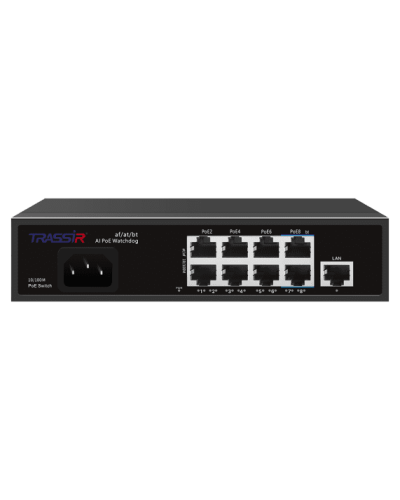 TR-NS1109-120-8PoE. Коммутатор с PoE. Trassir в Петрозаводске