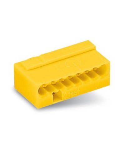 WAGO 243-508 Клемма MICRO 8-проводная желтая. Клемма для распределительных коробок. WAGO в Петрозаводске