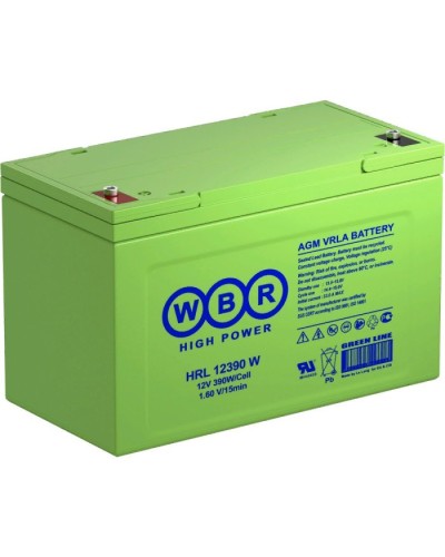WBR HRL12390W. Аккумулятор герметичный свинцово-кислотный. WBR в Петрозаводске