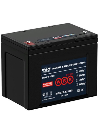 WBR MBG75-12. Аккумулятор герметичный свинцово-кислотный. WBR в Петрозаводске