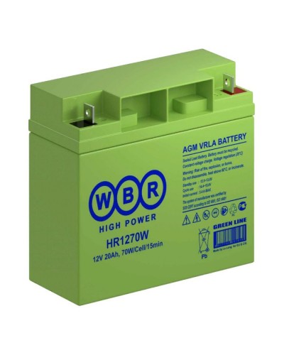 WBR HR1270W. Аккумулятор герметичный свинцово-кислотный. WBR в Петрозаводске