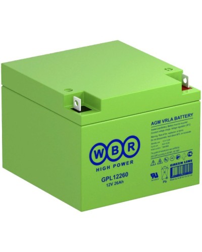 WBR GPL12260. Аккумулятор герметичный свинцово-кислотный. WBR в Петрозаводске