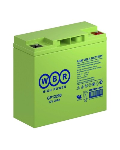 WBR GP12200. Аккумулятор герметичный свинцово-кислотный. WBR в Петрозаводске