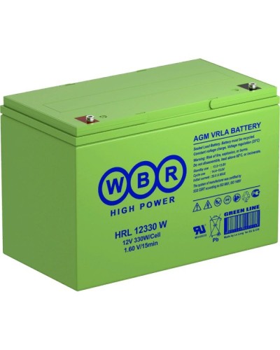 WBR HRL12330W. Аккумулятор герметичный свинцово-кислотный. WBR в Петрозаводске