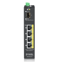 RGS100-5P-ZZ0101F. Промышленный PoE+ коммутатор. ZYXEL