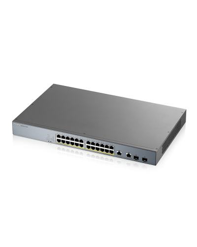 GS1350-26HP-EU0101F. L2 коммутатор PoE+ для IP-видеокамер rack 19. ZYXEL в Петрозаводске