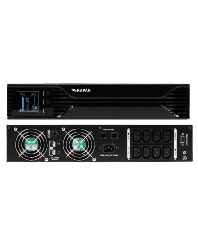 RAPAN-UPS 1000 RACK+2х9Ah (RAPAN-UPS 1000-RACK-IN-2х9-E) (8958). Бесперебойный источник питания. Бастион в Петрозаводске