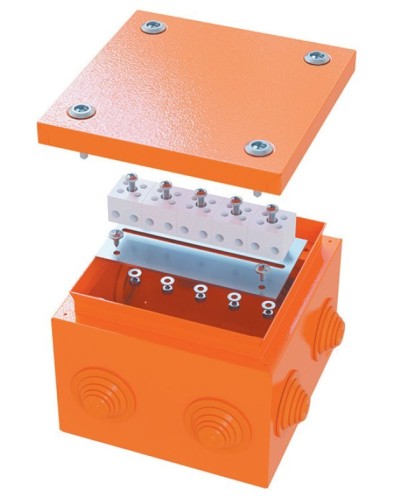 Коробка FS 150х150х80 4P (FSK31410): Коробка ответвительная огнестойкая стальная в Петрозаводске