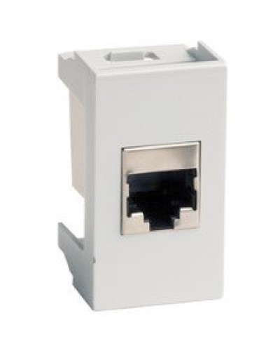 Розетка RJ-45 Viva 1 модуль серая (45138): Розетка компьютерная с одним разъёмом в Петрозаводске