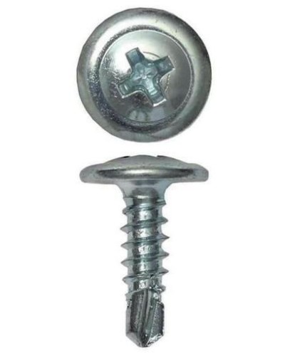 Саморез с пресс-шайбой 4.2х51 со сверлом (100 шт) (CM274051). Саморез с пресс-шайбой. ДКС в Петрозаводске