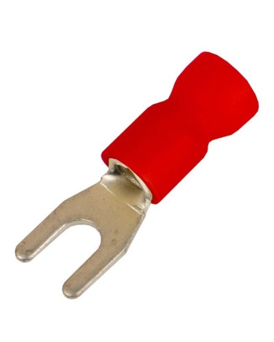 Наконечник вилочный НВИ 0,25-1,5 М3 (D3,2мм) (100 шт) (2A13P-EE-PVC). Наконечник вилочный с изолированным фланцем ПВХ. ДКС в Петрозаводске