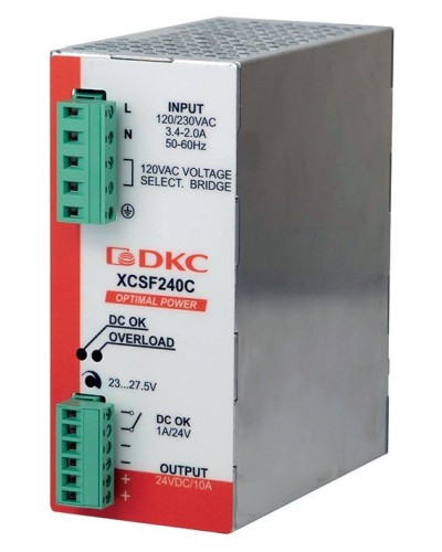 Источник питания однофазный, 240Вт, 5А, 48В (XCSF240DP). Источник питания OPTIMAL POWER однофазный, с ORing диодом. ДКС в Петрозаводске