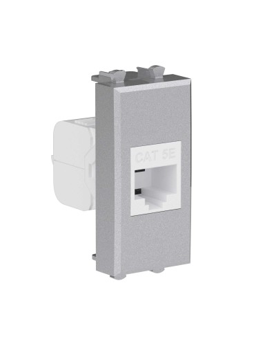 Розетка RJ-45, кат.5E, Avanti, 1 модуль, закаленная сталь (4404661): Розетка компьютерная модульная в Петрозаводске