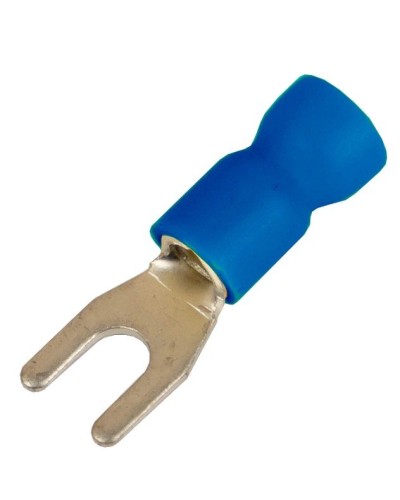 Наконечник вилочный НВИ 1,5-2,5 М5 (D5,3мм) (100 шт) (2B15P-EE-PVC). Наконечник вилочный с изолированным фланцем ПВХ. ДКС в Петрозаводске