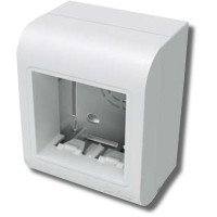 Коробка монтажная PDM под 2 модуля 45х45 мм (10013): Коробка монтажная