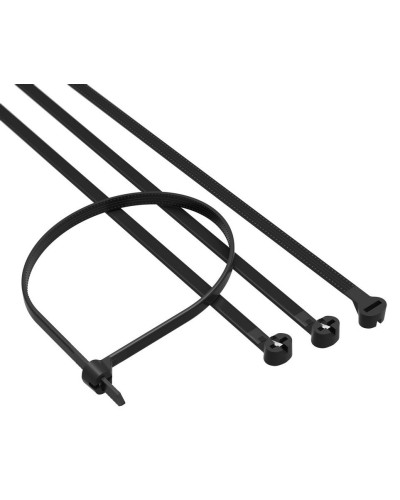 Хомут 2,5x200 P6.6, черный (100шт) (21307SR): Хомут с двойным замком в Петрозаводске