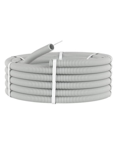 Труба HFFR тяжелая D40, серая (21140HF-GR): Труба гофрированная, с зондом, не распространяющая горение, без галогена в Петрозаводске