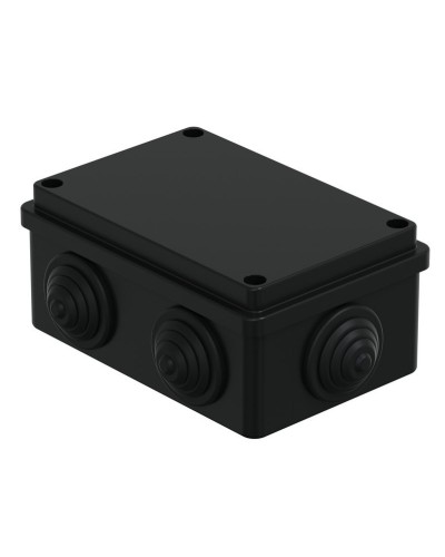 Коробка JBS120 120х80х50, 6 вых., IP55, черная (44008BL-1). Коробка монтажная. Экопласт в Петрозаводске