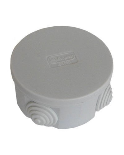 Коробка JBR080 D=80х40, 4 вых., IP44, белая (44005W-1). Коробка монтажная. Экопласт в Петрозаводске