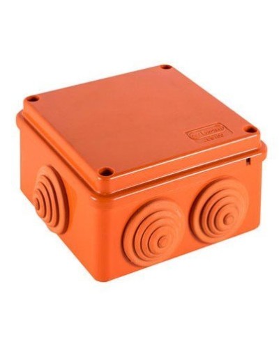 Коробка JBS100 100х100х55, 6 вых., 9P, (0,15-2,5мм²) (43417HF). Коробка монтажная, огнестойкая, без галогена. Экопласт в Петрозаводске