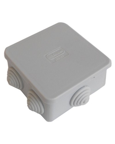 Коробка JBS080 85х85х40, 6 вых, IP44, серая (44006). Коробка монтажная. Экопласт в Петрозаводске