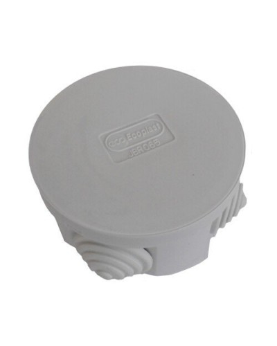 Коробка 3001 D70x36, 4 вых, IP55, серая (44001HF). Коробка монтажная. Экопласт в Петрозаводске
