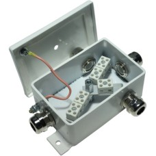 КМ-О (12к*6,0)-IP66-d, три ввода: Коробка монтажная огнестойкая