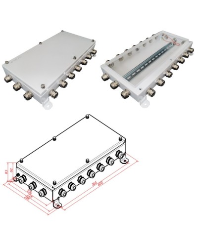 КМ IP66-2040. Коробка монтажная электротехническая. Гефест в Петрозаводске