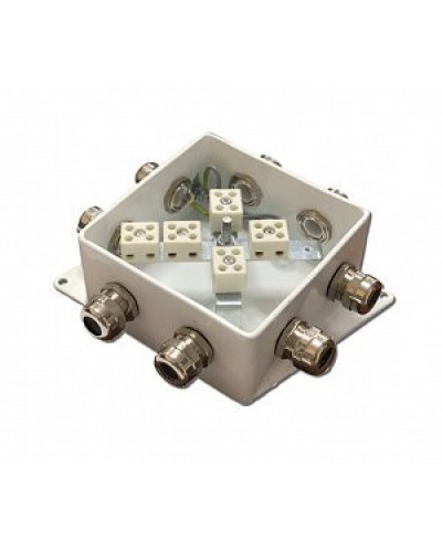 КМ-О (10к*10,0)-IP66-120х120, три ввода: Коробка монтажная огнестойкая в Петрозаводске