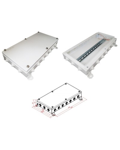 КМ IP55-2040. Коробка монтажная электротехническая. Гефест в Петрозаводске