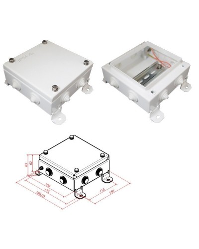 КМ IP55-1515. Коробка монтажная электротехническая. Гефест в Петрозаводске
